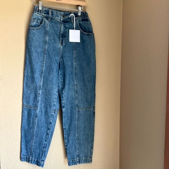 Pistola Jeans Lily Balloon tapered Hemp in Honeymoon Blue 26 - Picture 1 of 9